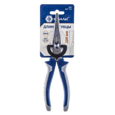 Длинногубцы Кобальт 200 мм (647-161)