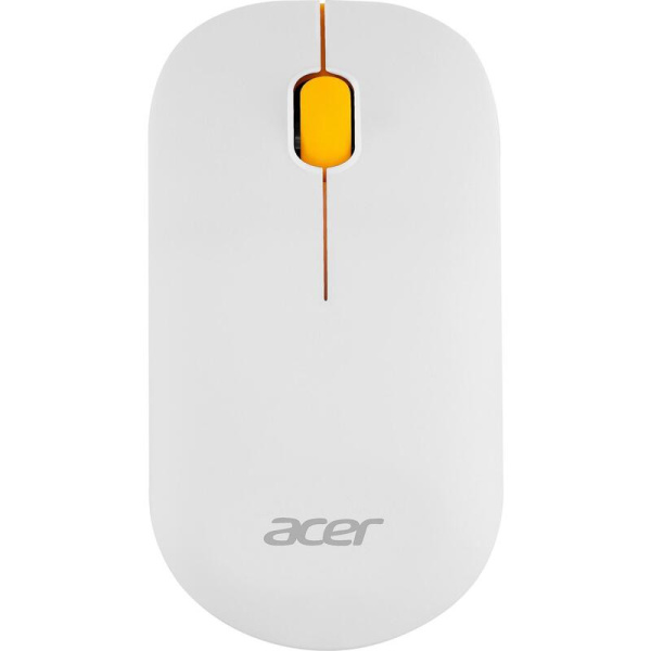 Мышь беспроводная Acer OMR200 белая/желтая (ZL.MCEEE.020)
