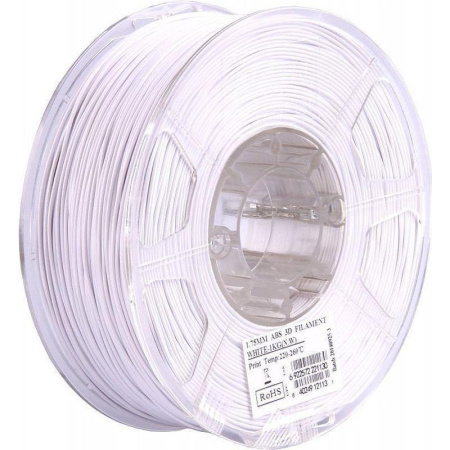 Пластик ABS для 3D-принтера ESUN белого цвета 1.75 мм 1 кг