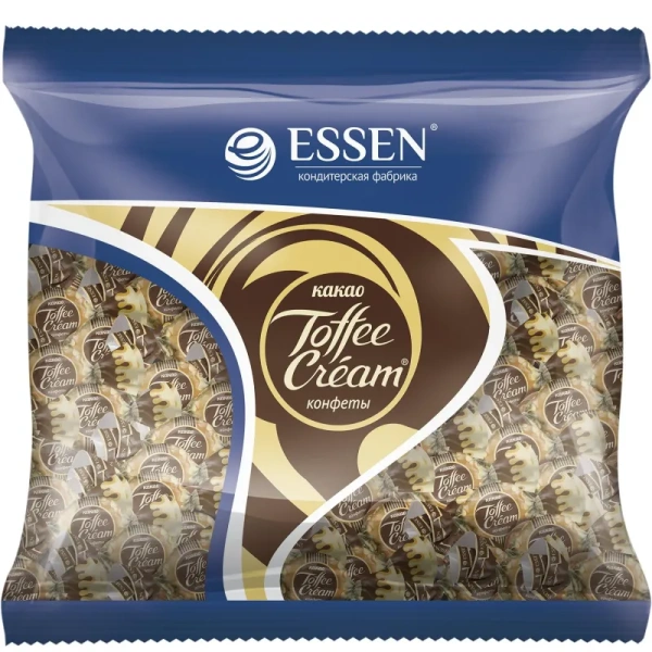 Конфеты глазированные Essen Toffee Cream с кремовой начинкой 500 г