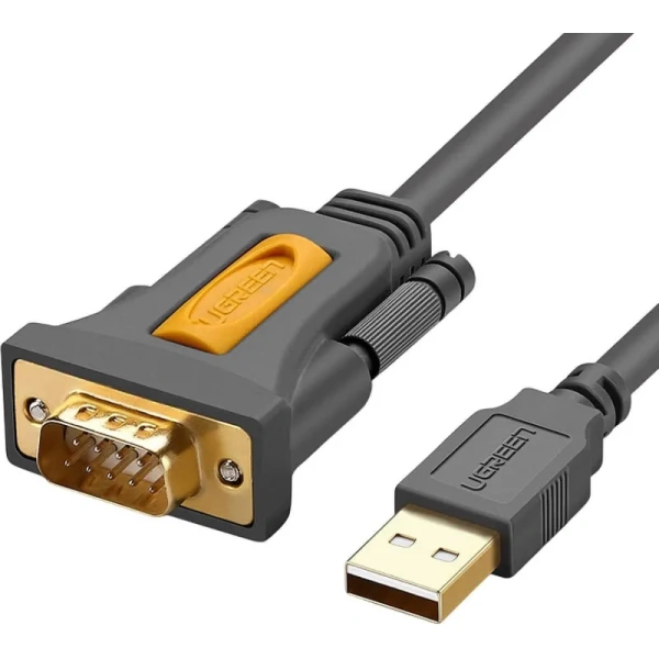 Переходник Ugreen CR104 USB Type-A - DB9 RS-232 - RS-232 2 метра  (20222_)