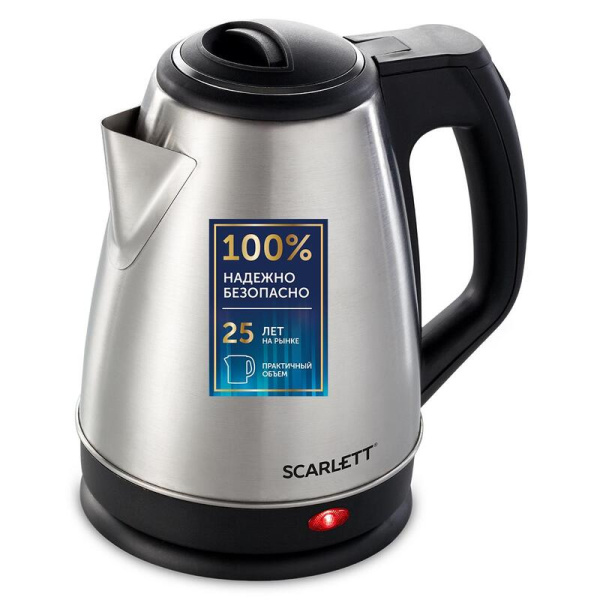 Чайник Scarlett SC-EK21S25 серебристый