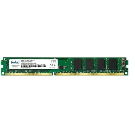 Оперативная память Netac 8 ГБ NTBSD3P16SP-08 (DIMM DDR3)