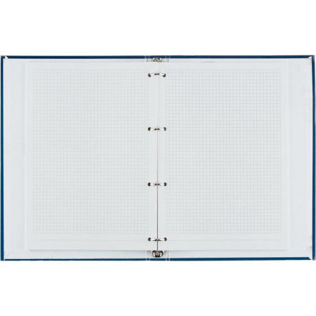 Бизнес-тетрадь Attache А4 80 листов синяя в клетку на кольцах (210х298  мм)