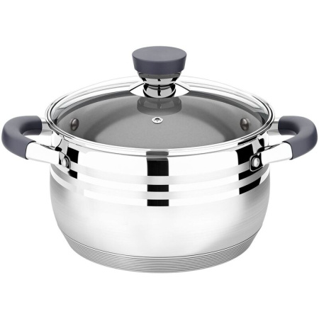 Кастрюля Lara Mercury 2.9 л нержавеющая сталь с крышкой