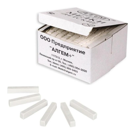 Мел (белый, 12г, средняя твердость, 100шт)