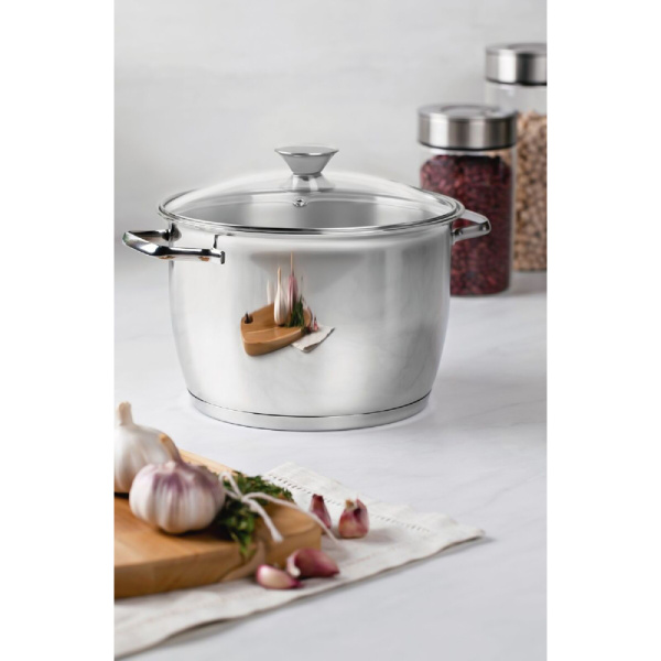 Кастрюля Tramontina Allegra 4.37 л нержавеющая сталь с крышкой