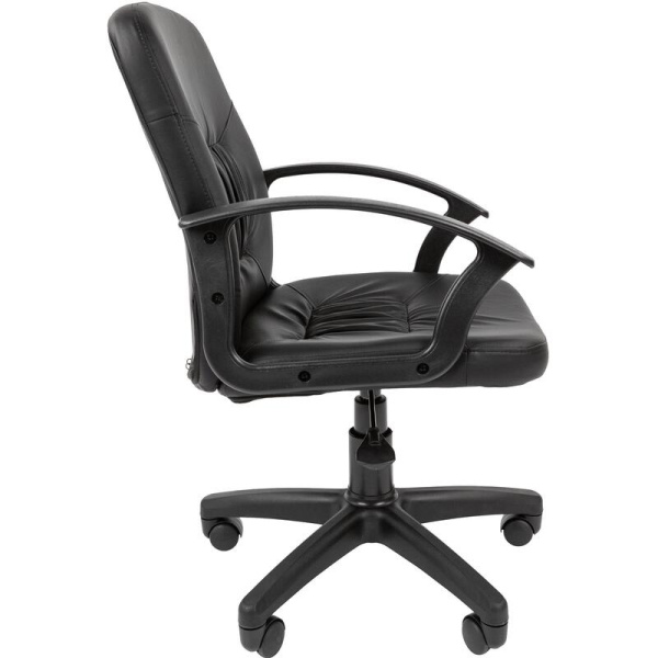 Кресло для руководителя Стандарт СТ-51 черное (экокожа, пластик)