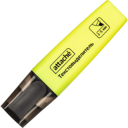 Маркер выделитель текста Attache Colored 1-5мм набор 3цв