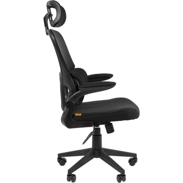 Кресло для руководителя Chairman CH630 черное (сетка/ткань, пластик)