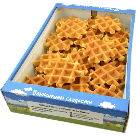 Вафли венские Ванюшкины сладости Молочная вафелька 1 кг