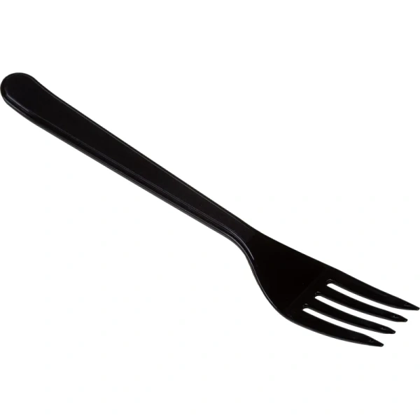 Вилка столовая Комус черная 180 мм (1000 штук в упаковке) Вилка столовая Комус черная 180 мм (1000 штук в упаковке)