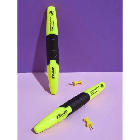 Текстовыделитель Комус желтый (толщина линии 1-4 мм)