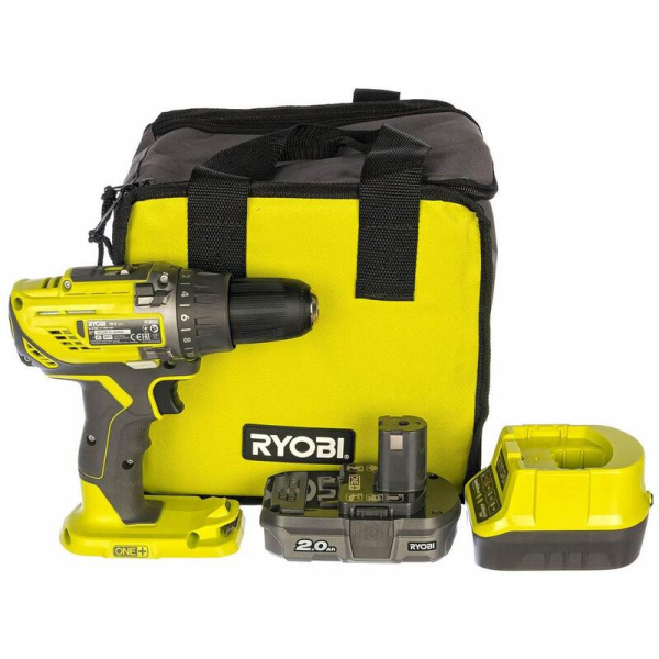 Дрель-шуруповерт аккумуляторная Ryobi One+ R18DD3-120S (5133003347)