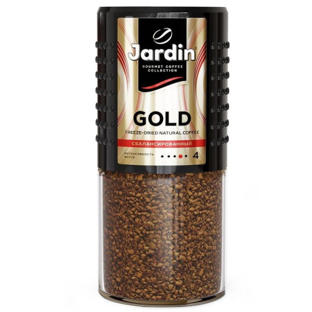 Кофе растворимый Jardin Gold 190 г (стекло) Кофе растворимый Jardin Gold 190 г (стекло)