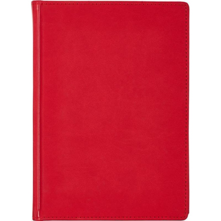 Ежедневник недатированный Attache Velvet искусственная кожа Soft Touch  A5+ 136 листов красный (146х206 мм)