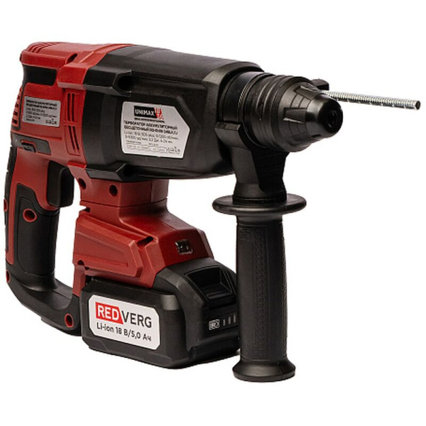 Перфоратор аккумуляторный Redverg RD-RH18-24BLK/U