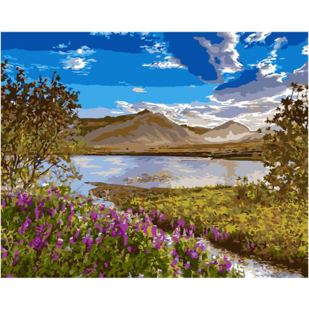 Картина по номерам Lori Озеро Текапо