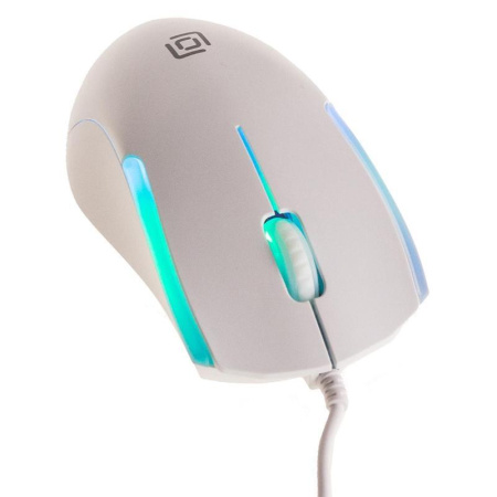 Мышь компьютерная Oklick 245M белая (471480)