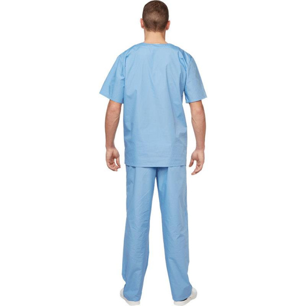 Костюм хирурга универсальный м05-КБР голубой (размер 52-54, рост 170-176)