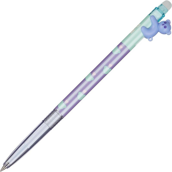 Ручка гелевая со стираемыми чернилами M&G Adorable Pet синяя  (толщина линии 0.38 мм)