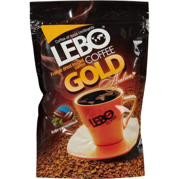 Кофе растворимый Lebo Gold 100 г (пакет)