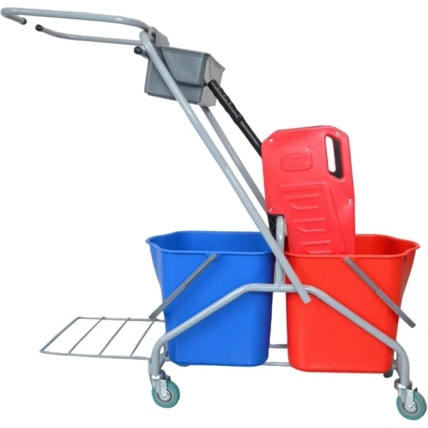 Тележка уборочная  Эко-Форс 22EF/6 2-ведерная с отжимом 2x25 л