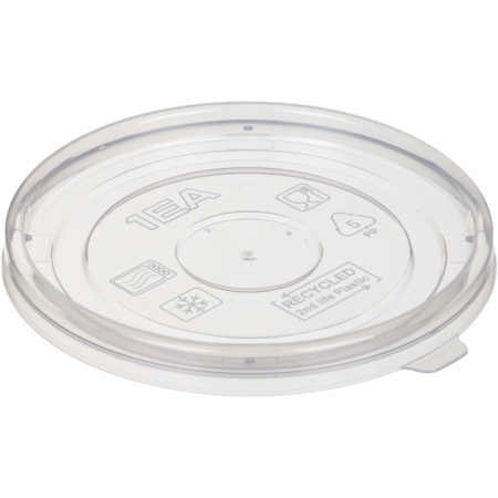 Крышка пластиковая прозрачная 102 мм (550 штук в упаковке)