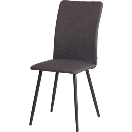 Стул обеденный Комус Мебель Fabbi тёмно-серый (ткань, металл)