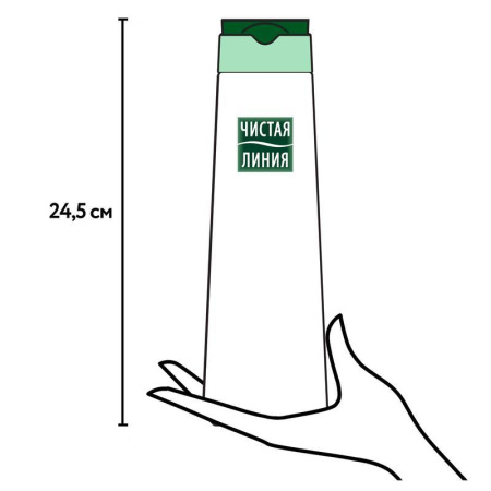 Шампунь - бальзам 2в1 Чистая Линия 400 мл