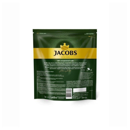 Кофе растворимый Jacobs Monarch 500 г (пакет)