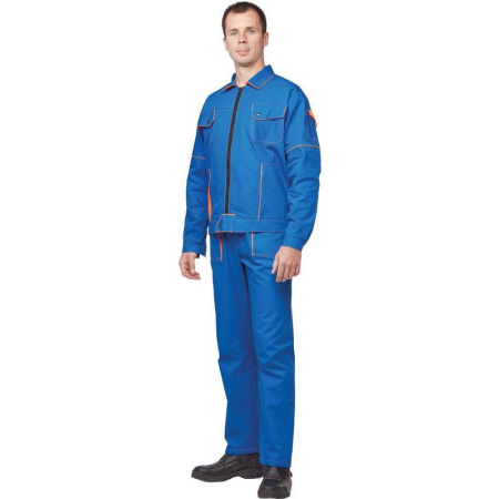 Костюм рабочий летний мужской л06-КПК васильковый (размер 44-46, рост 182-188)