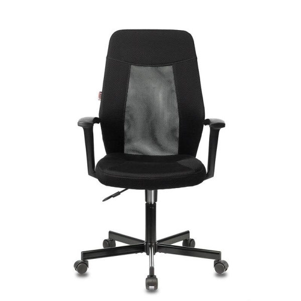 Кресло офисное Easy Chair 225 черное (сетка/ткань, металл)