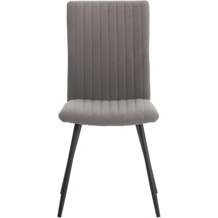 Стул обеденный Комус Мебель Fresno серый (ткань, металл)