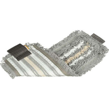 Насадка МОП плоская Vileda Трио УльтраСпид Про полиэфиры/хлопок 42x14.5 см серый/белый (арт.производителя 167276)