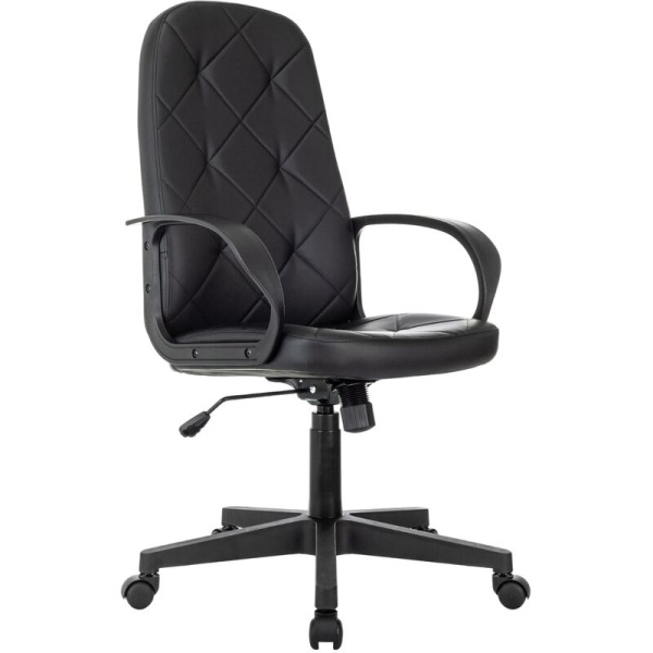 Кресло для руководителя Easy Chair 602PU черное (экокожа, пластик)