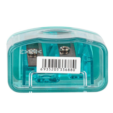 Точилка для карандашей Deli E0576 Cubic с контейнером пластиковая Точилка для карандашей Deli E0576 Cubic с контейнером пластиковая