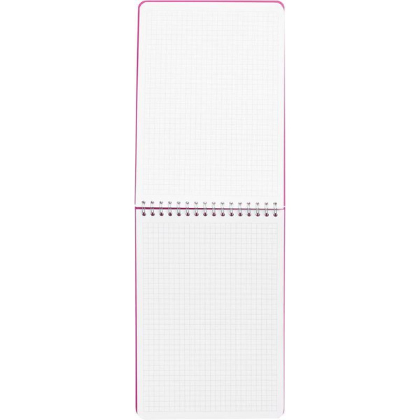 Блокнот Attache Fantasy А5 80 листов розовый в клетку на евроспирали (147х215 мм)