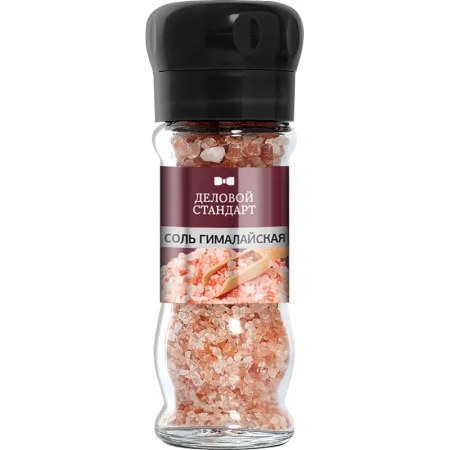 Соль Деловой Стандарт гималайская розовая мельница 100 г