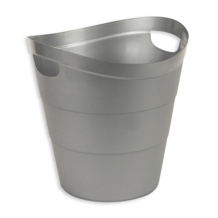 Корзина для мусора с ручками Uniplast 12 л пластик серая (29х30 см) Корзина для мусора с ручками Uniplast 12 л пластик серая (29х30 см)