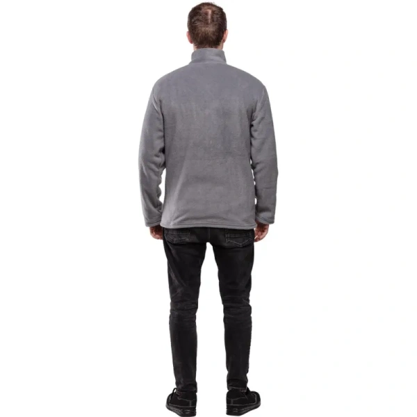 Толстовка флисовая мужская серая размер S (40-42)