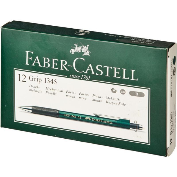 Карандаш механический Faber-Castell GRIP 1345, 0,5мм, с ластиком