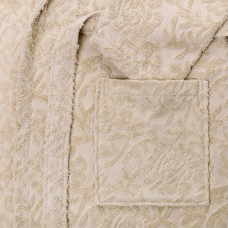 Халат махровый Комус Roesia 50-52 (L-XL) бежевый