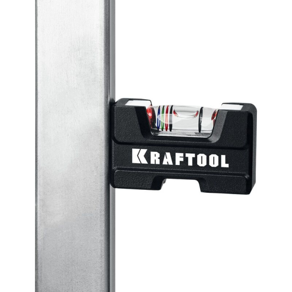 Уровень пузырьковый Kraftool A-rate control 1 глазок 76 мм магнитный  фрезерованный (34787)