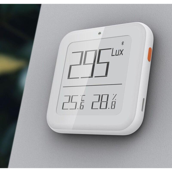 Датчик освещенности темературы и влажности MOES Bluetooth белый  (BSS-ZK-THL-C)