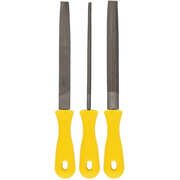 Набор напильников Бибер Мастер 85307 250 мм 3 предмета (тов-141921)