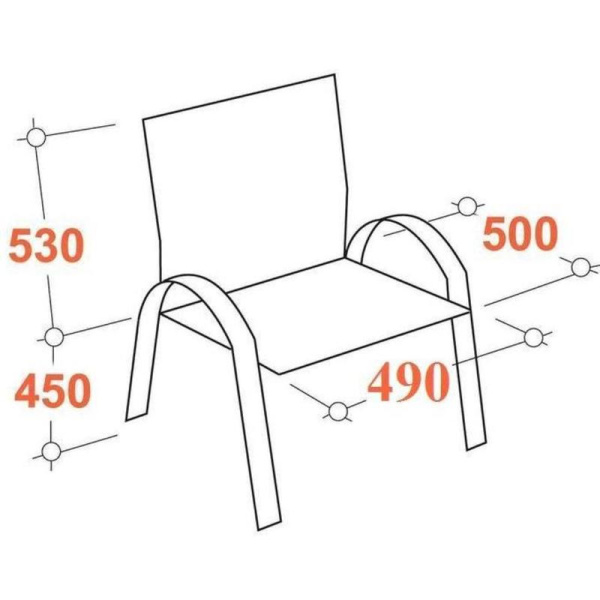 Конференц-кресло Easy Chair 806 VPU бежевое (искусственная кожа, металл  хромированный)