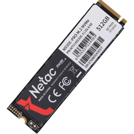 SSD накопитель Netac N930E Pro 512 ГБ (NT01N930E-512G-E4X)