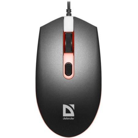 Мышь проводная Defender Dot MB-986 черная (52986)