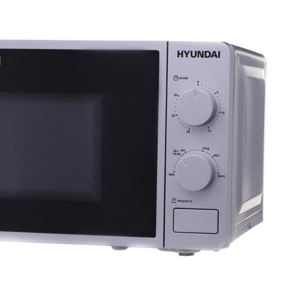 Микроволновая печь Hyundai HYM-M2001 серебристая